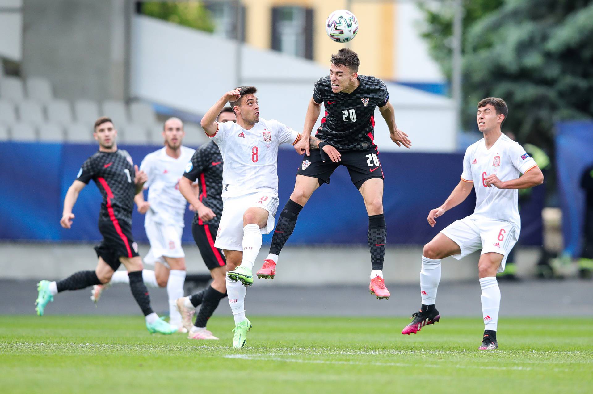 Utakmica četvrtfinala Europskog U21 prvesntva između Španjolske i Hrvatske