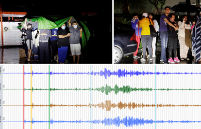 Strašni potres u Meksiku od 7.0 po Richteru  zabilježila je i hrvatska seizmološka služba