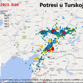 VIDEO Seizmolozi objavili kratki prikaz svih potresa koji su tresli Tursku u zadnjih tjedan dana