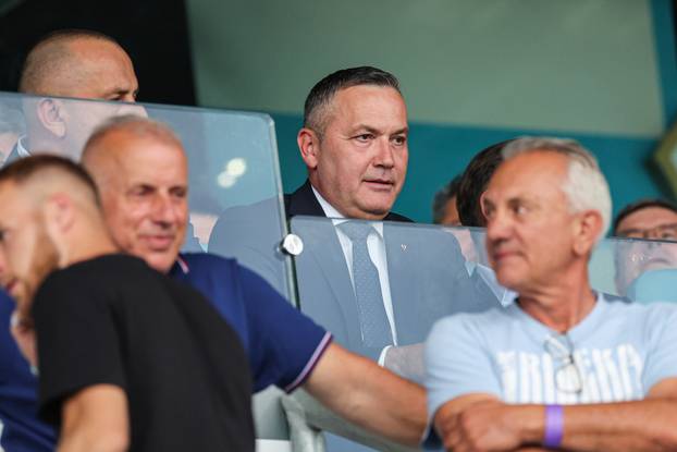 Rijeka: Svečana loža tijekom finalne utakmice SuperSport Hrvatskog nogometnog kupa