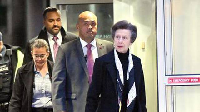 EXCLUSIVE: Princess Anne Makes A Rare Showing While Flying Commercial Out of JFK Airport in New York