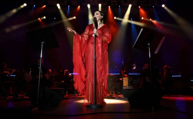 Zagreb: Nina Badrić održala koncert u Lisinskom