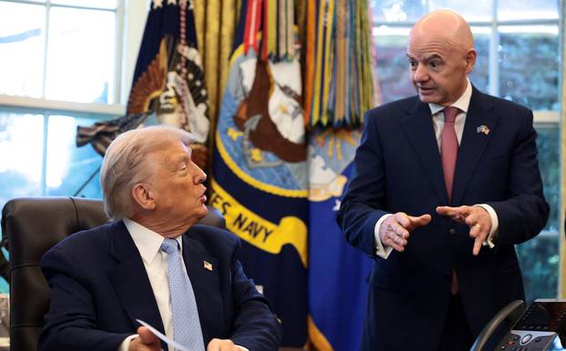 U.S. President Trump meets White House Task Force on FIFA World Cup 2026