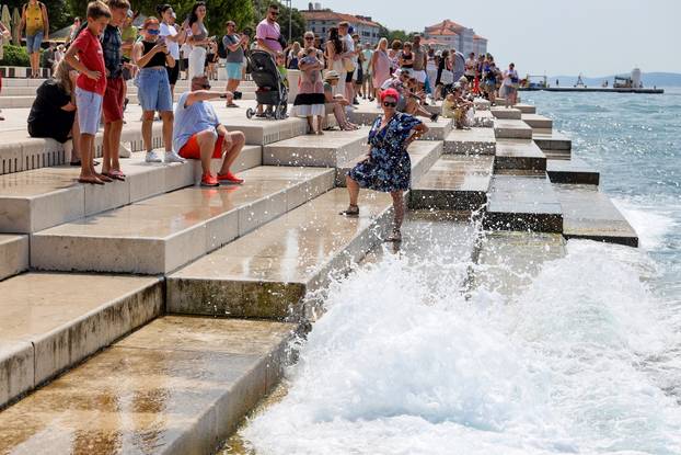 Zadar: Subotnje prijepodne u gradu
