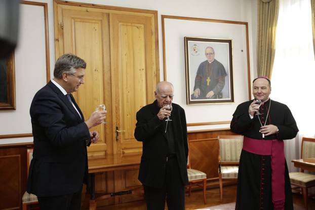 Premijer Plenković u Mostaru se sastao s biskupima Perićem i Palićem