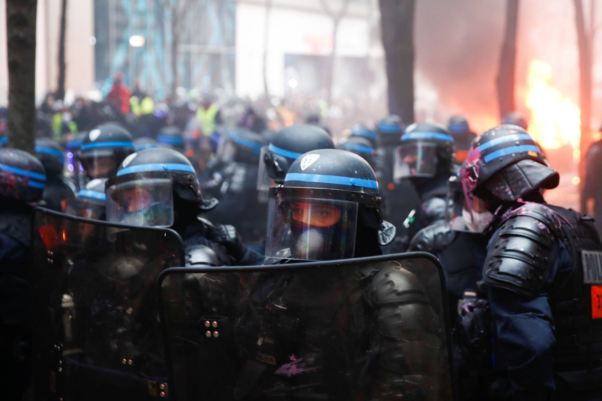 Demonstration against the 'Global Security Bill' in Paris