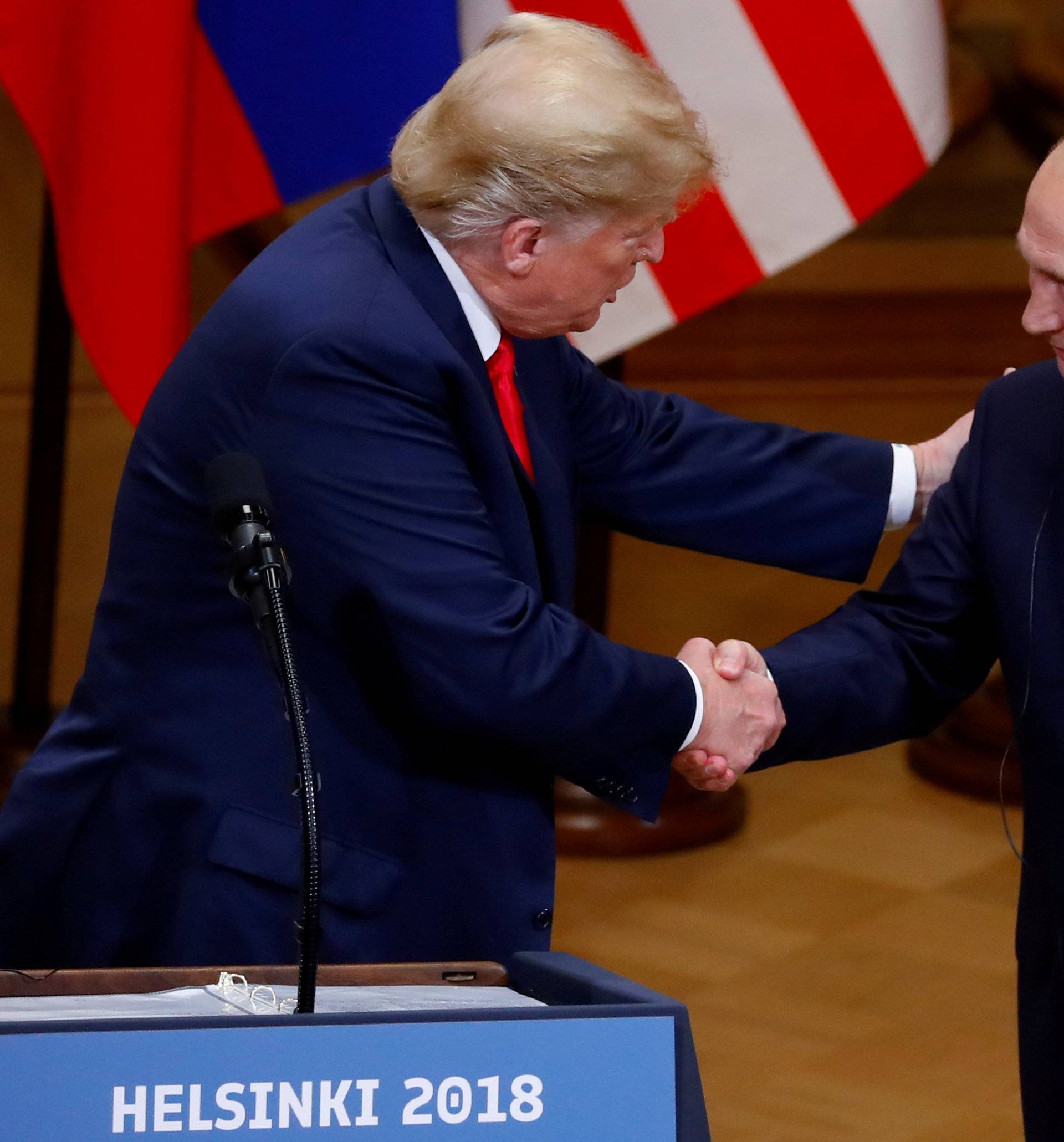 FILE PHOTO: Trump-Putin summit in Helsinki