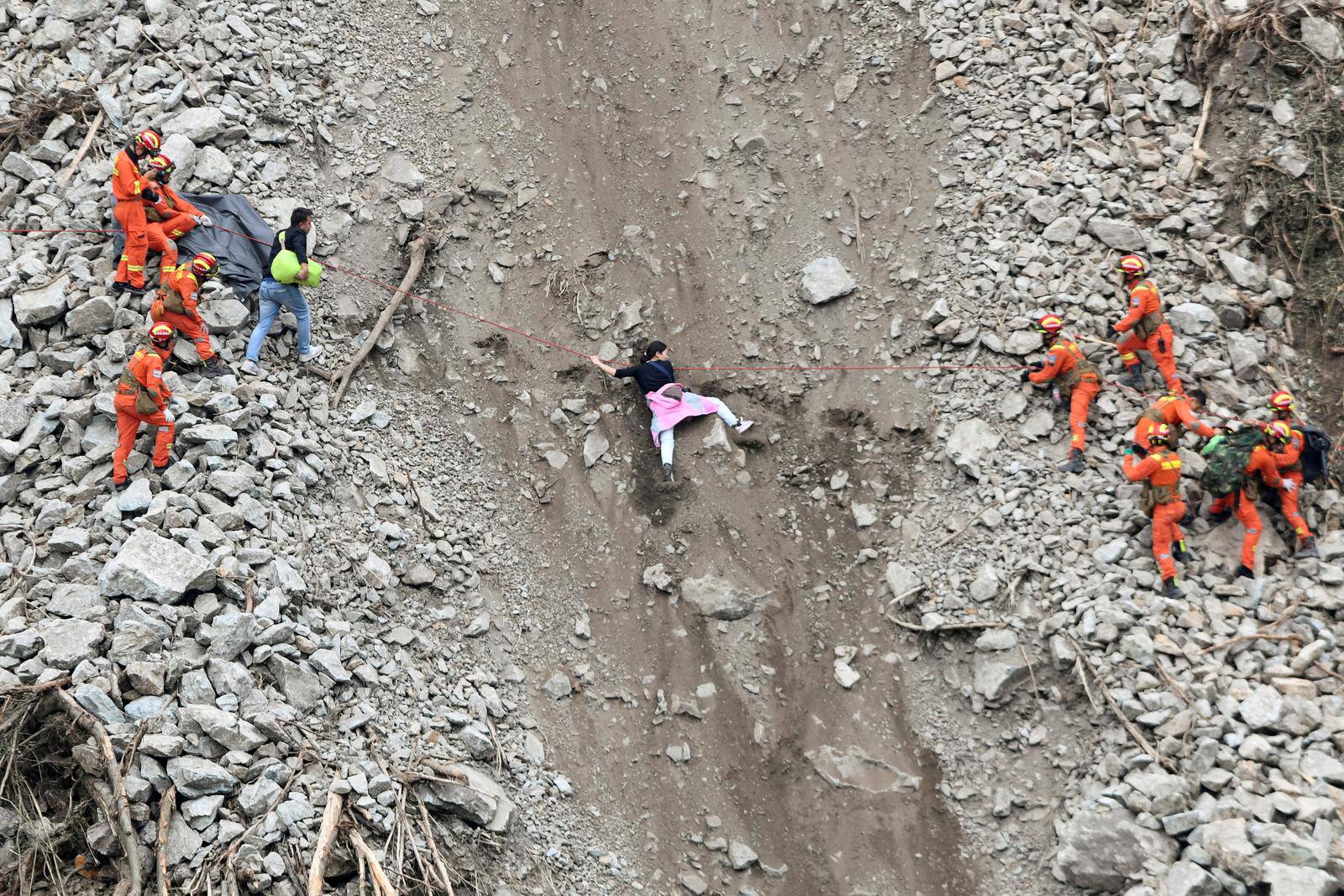 Quake in Luding county, Sichuan province