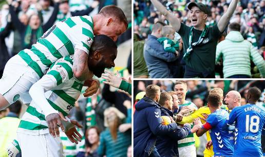 Celticu Old Firm, navijač je s bebom utrčao na teren slaviti