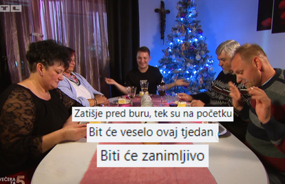 Gledateljstvo o ekipi iz 'Večere': Božo je tu, Dario je tu, pa ovaj tjedan će biti veselo i zanimljivo