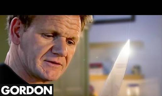 Gordon Ramsay savjetuje kako je najlakše naoštriti noževe