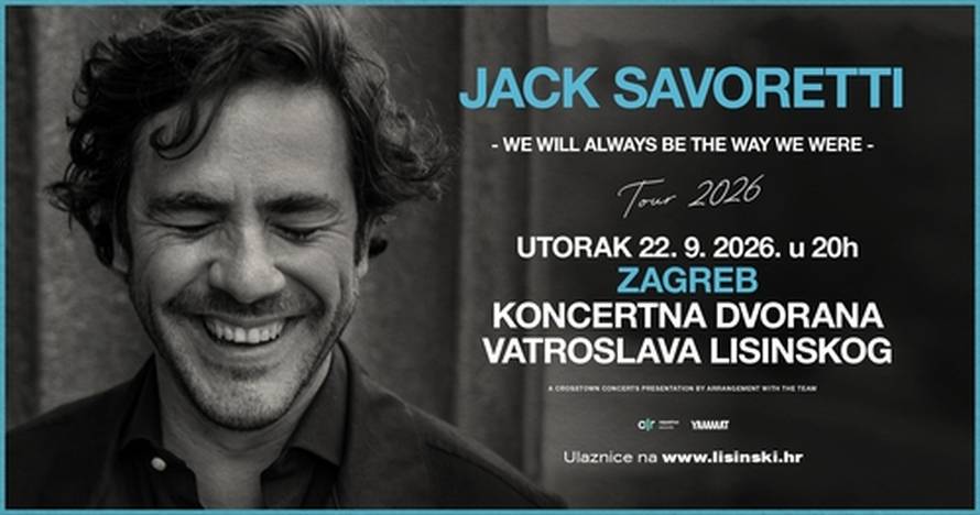 Jack Savoretti u rujnu stiže u Lisinski: U samo nekoliko sati rasprodano više od pola karata