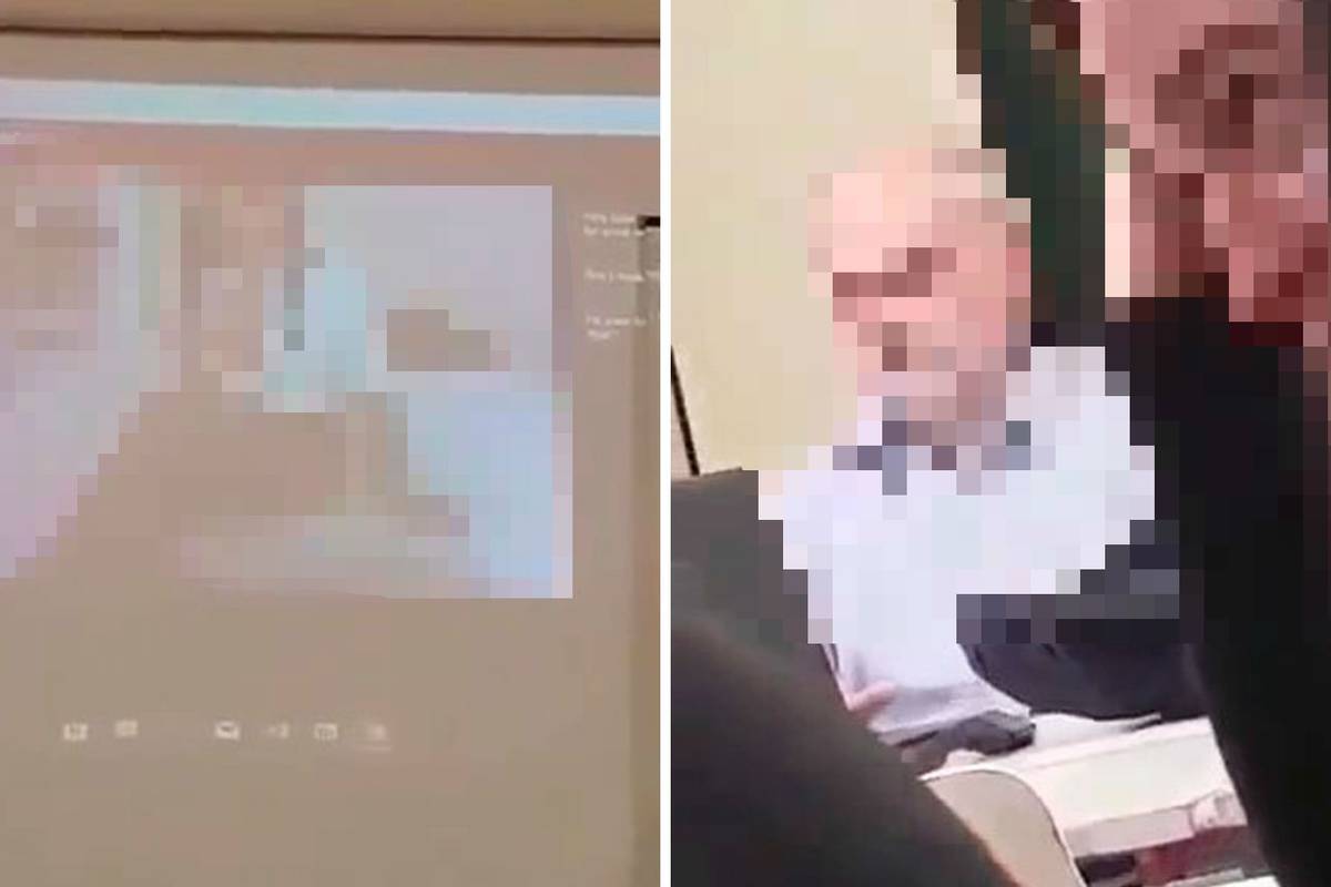 U slavonskoj školi na platnu se počeo vrtjeti pornić s laptopa