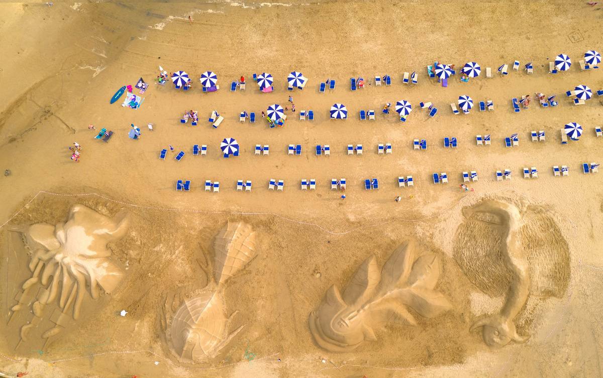 Festival skulptura u pijesku: Pogledajte predivne snimke pješčanih kreacija iz Lopara