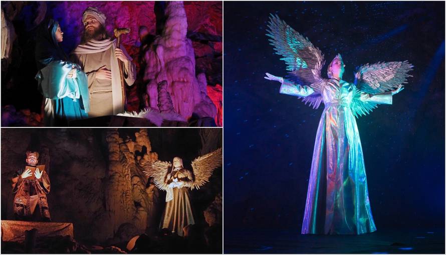 Spektakularne Žive Jaslice u Postojnskoj jami duge su 5 km i uprizoruju 18 biblijskih prikaza