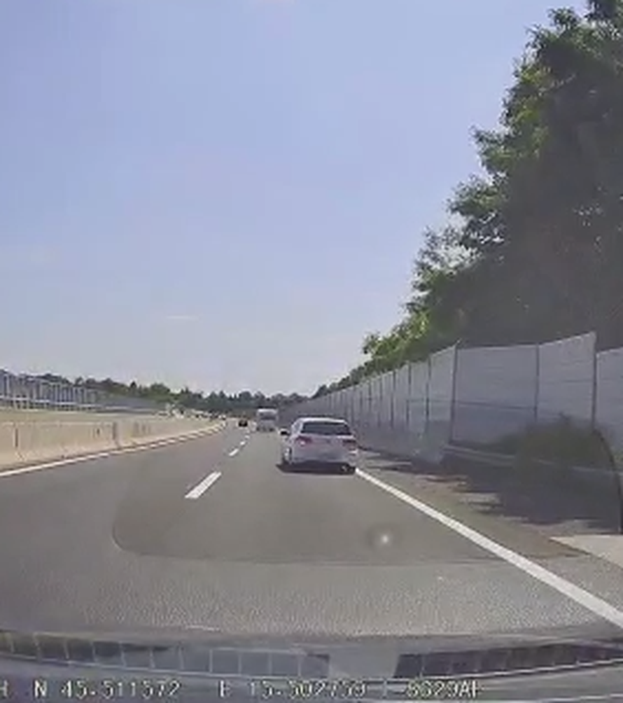 Slovenac pretjecao na autocesti zaustavnom trakom: "Vidio sam ga u retrovizoru i šokirao se"