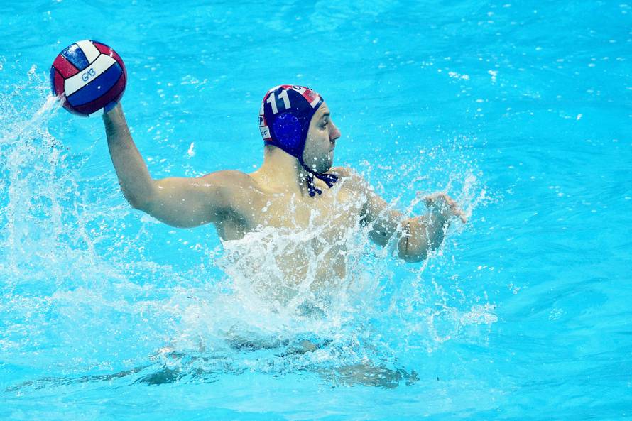 Beograd: Utakmica 3. kola druge faze EURA vaterpolista Hrvatska - Italija 