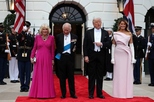 Britain's King Charles and Queen Camilla in the United States for state visit