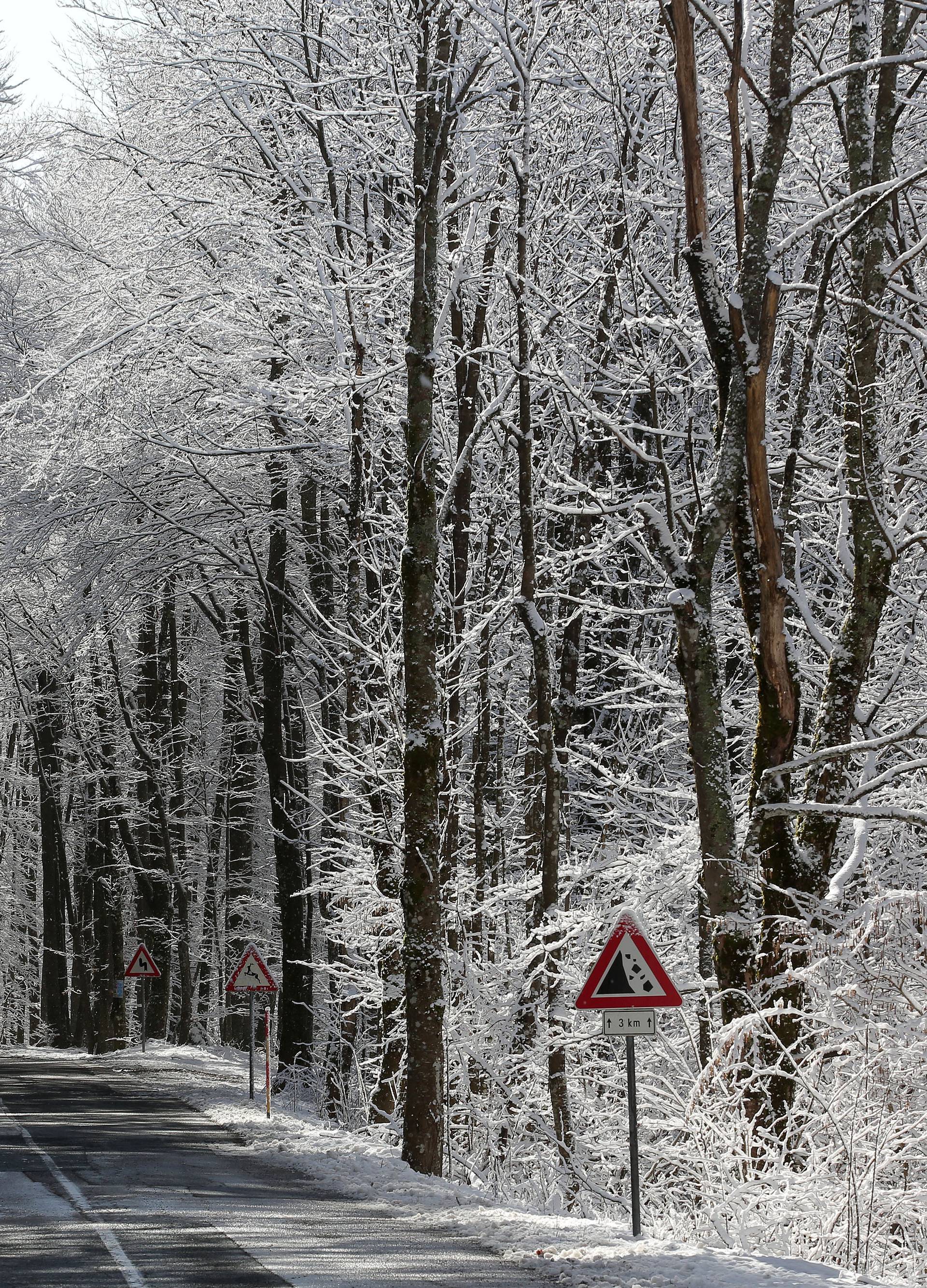 Fotografije Gorskog kotara pod snijegom izgledaju kao iz bajke