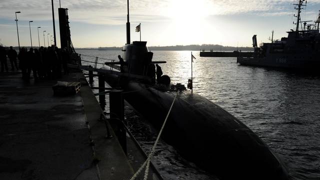 Eckernfoerde: Podmornica U-32 prolazi kroz Balti?ko more