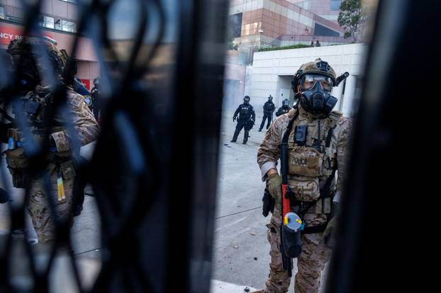 "No Kings" protest against U.S. President Donald Trump's administration policies in Los Angeles