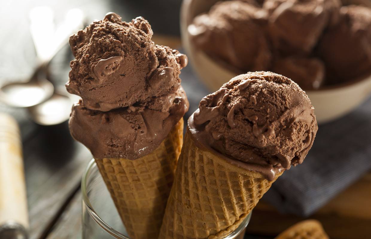 Povlače  sladolede MC Vanilla, Mint chocolate i Nougat