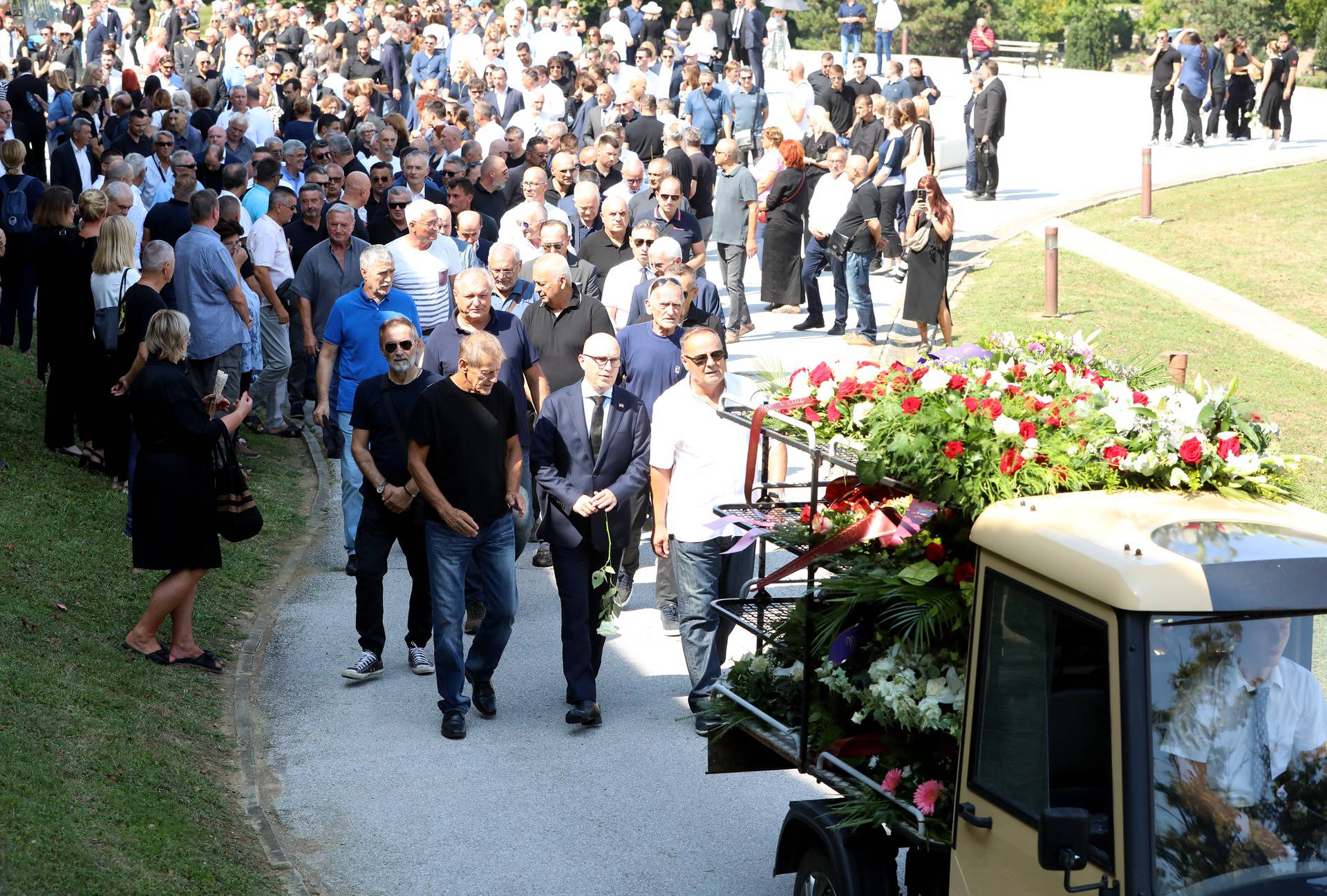 Zagreb: Pogreb Predraga Freda Matića na Krematoriju