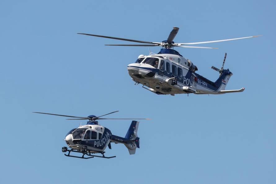 Zagreb: Generalna proba svečanog vojnog mimohoda - zračne snage 