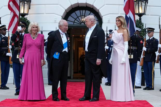 Britain's King Charles and Queen Camilla in the United States for state visit