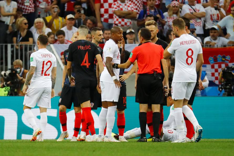 World Cup - Semi Final -  Croatia v England