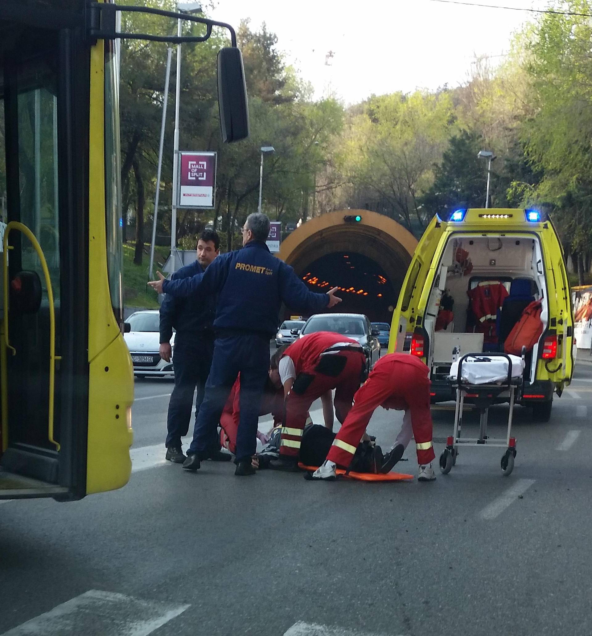 Bus naletio na ženu kod tunela Marjan: 'Sve je bilo puno krvi'