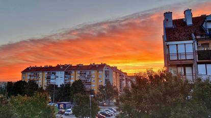 FOTO Prvo Supermjesec, a onda spektakularni izlazak Sunca! Snimljeno u Zagrebu. Uživajte