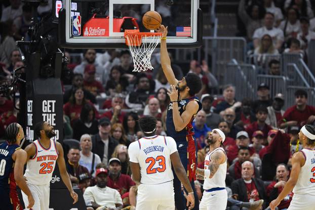NBA: Playoffs-New York Knicks at Cleveland Cavaliers