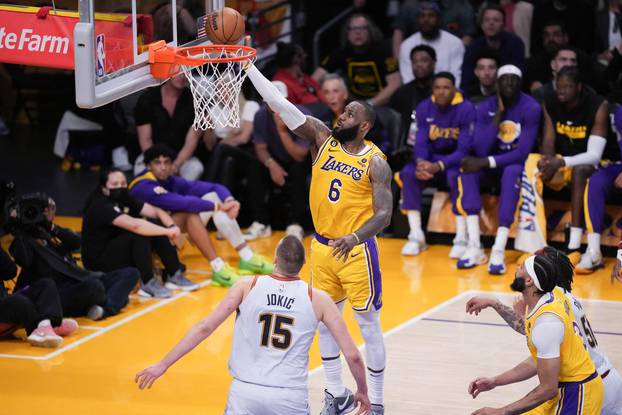 NBA: Playoffs-Denver Nuggets at Los Angeles Lakers