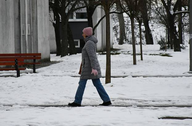 Zaleđene prometnice i javne površine Slavonskog Broda otežavaju kretanje građana