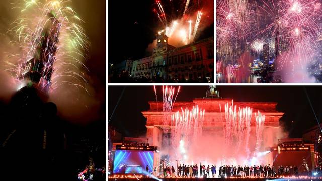 Spektakl u Dubaiju, slavlje u Moskvi, Madrid i Berlin Novu dočekali velikim vatrometima