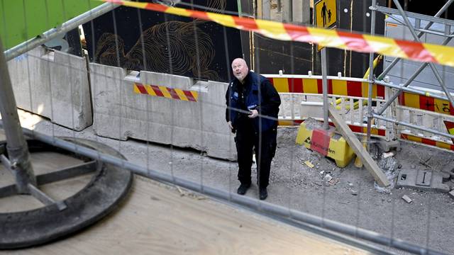 Collapsed pedestrian bridge in Espoo