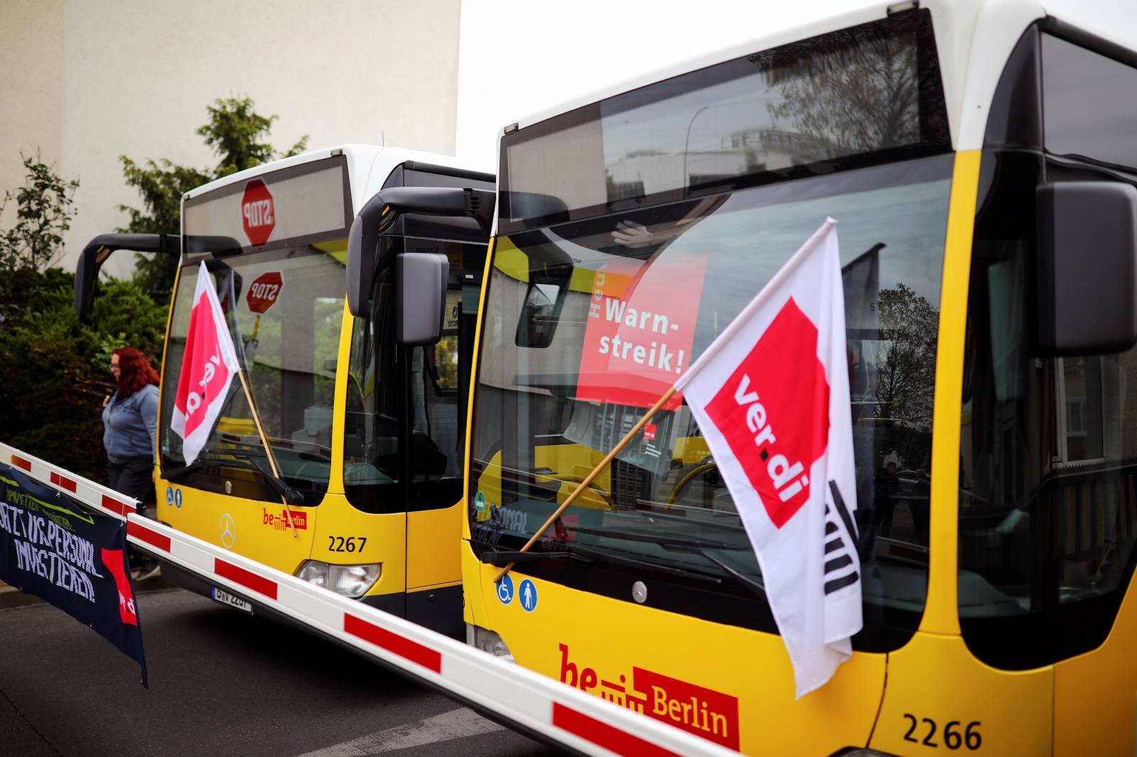 German trade union Verdi calls for strikes in the local public transport sector in Berlin