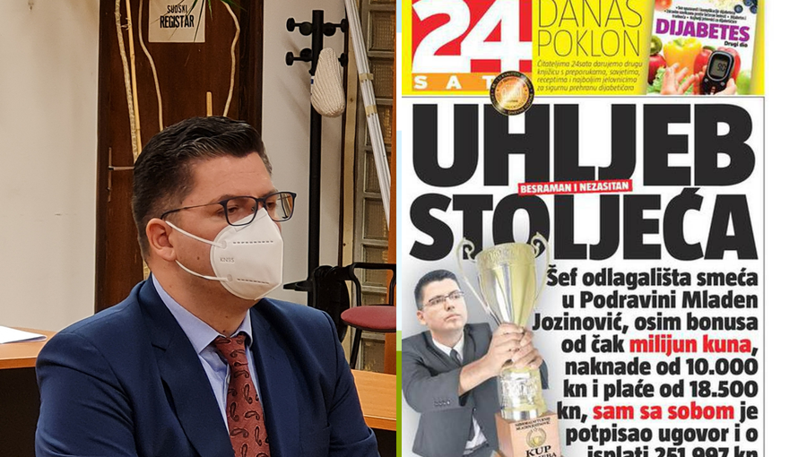Sude samouhljebu Jozinoviću za isplatu 1,5  mil. kuna: Nisam kriv