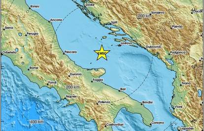 Potres u Jadranskom moru!