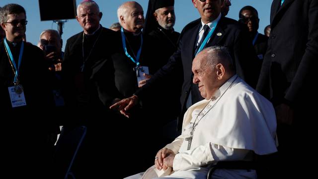 Pope Francis at the Mediterranean meetings in Marseille