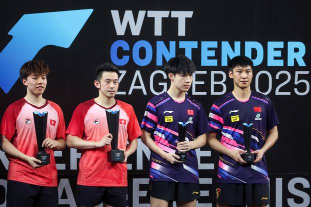 WTT Contender Zagreb 2025., finale muski parovi, Wong Chun Ting i Chan Baldwin - Huang Youzheng i Xue Fei