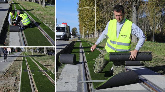 Ovo nije nogometni teren, ovo je tramvajska pruga u Osijeku: 'Novac smo uzeli iz EU fondova'