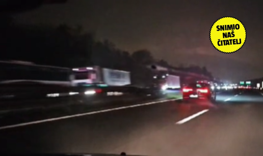 VIDEO Gužve na A1 zbog sudara dva automobila blizu Lučkog