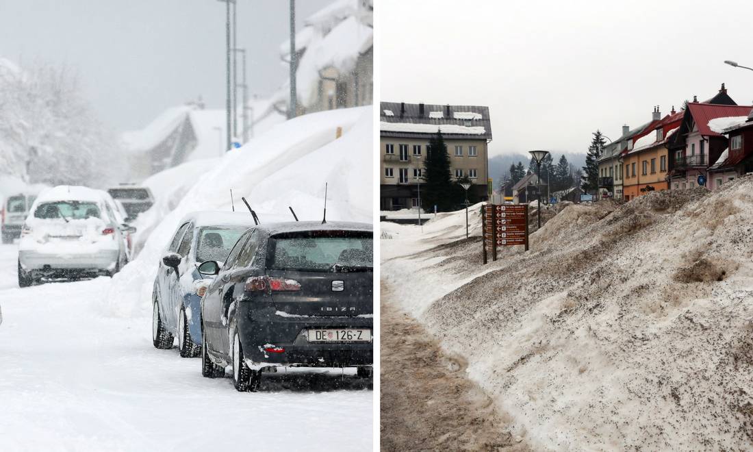 Nakon rekordnih visina snijega, u Delnicama je sada sve 'crno'