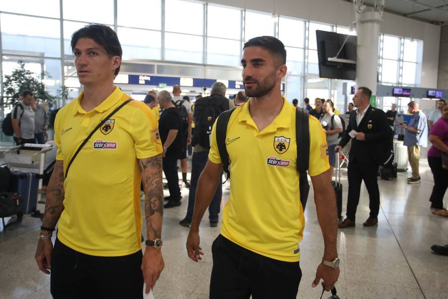 Atena: Igrači AEK-a uoči polaska u Zagreb