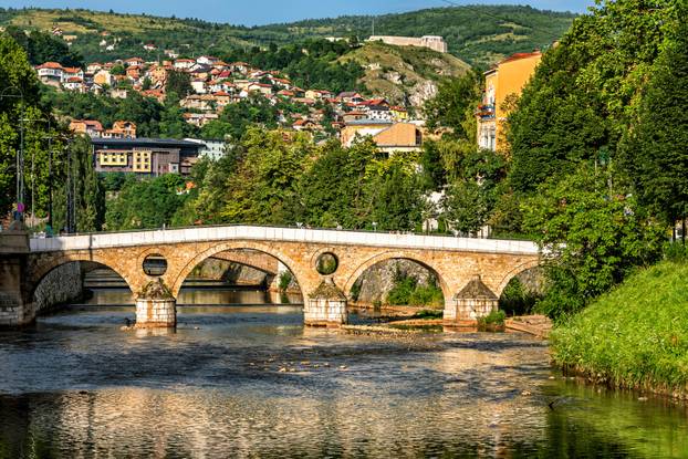 Latin,Bridge,Is,A,Historic,Ottoman,Bridge,Over,The,River