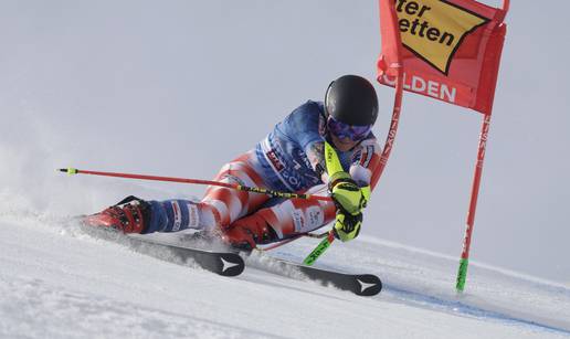 Otkazan veleslalom u Austriji! Zubčić se spustio niz stazu, ali je zbog snažnog vjetra sve stalo...