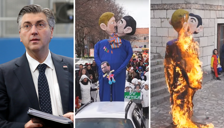 Vlada osudila spaljivanje lutaka gay para: 'Nije karnevalski duh'