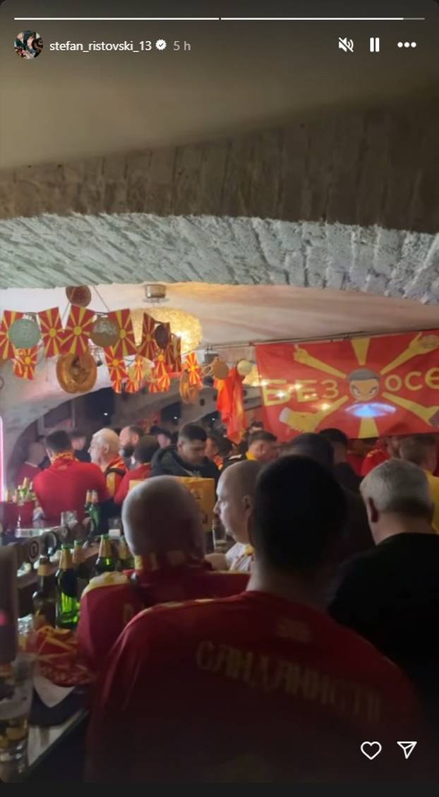 FOTO Makedonska navijačica u Varaždinu pozirala fotografima